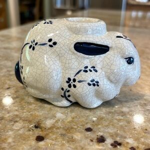 Dedham Pottery Bunny Candleholder
